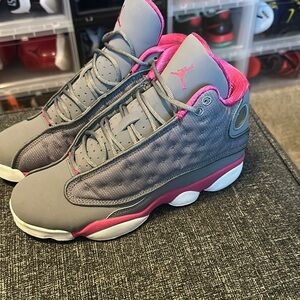 Jordan 13 (GS)Gray and Pink
